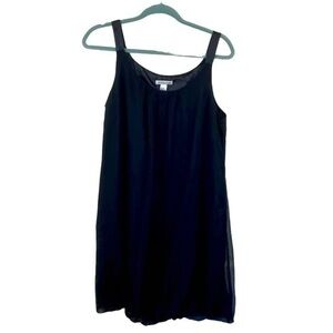 🎈3/$20! 
Amanda Lane Y2K 100% silk bubble dress. Size 8. Black